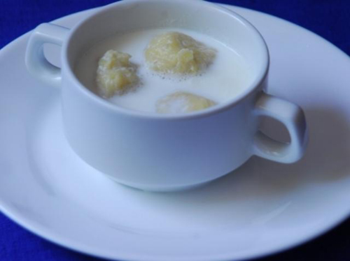 Фото блюда: Суп молочный с картофельными клецками